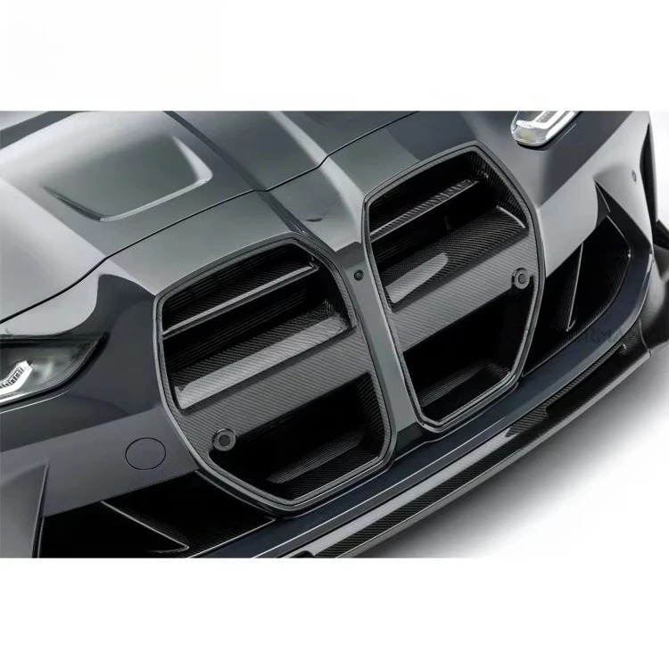 V Type Dry Carbon Fiber Front Grille for  M3 G80/M4 G82